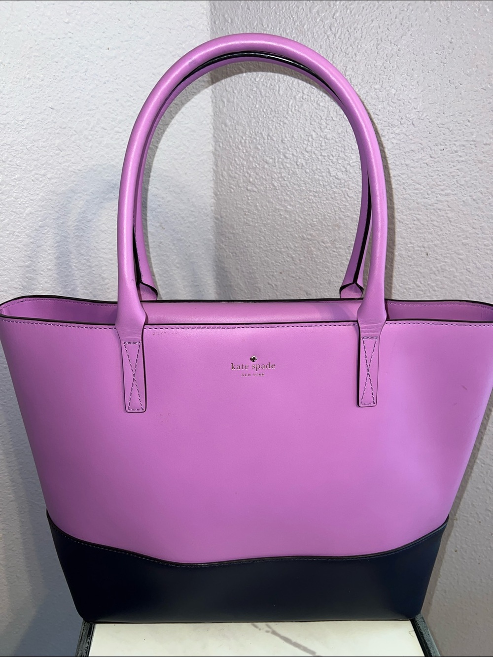 kate spade Two-Tone Shoulder Tote Bag LN